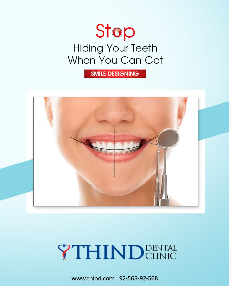 ThindClinic's tweet photo. Smile is the beauty of the face and Thind Dental Clinic is always here to enhace your beauty by doing smile designing.😊
.
.
What are you waiting for ? Book your appointments now: 92568-92568

#thinddentalclinic #dentistry #consultation #smiledesigning #happiness #dentalcheckup https://t.co/XlchjvYzdI