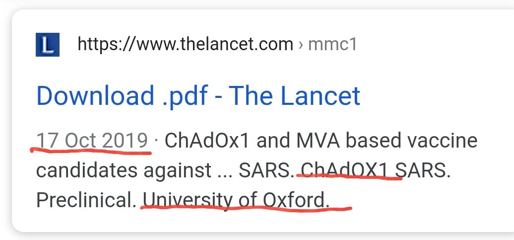 Why is  @Lancet taking down pre Covid19 outbreak links to  #Sars  #vaccine papers?  #ChAdOx1Sars  #ChAdOx1nCoV19