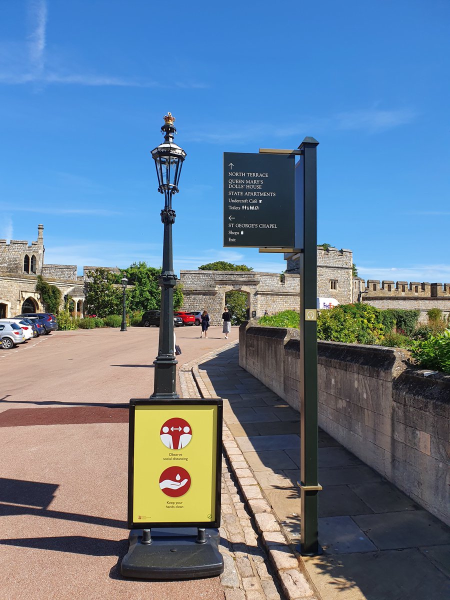 There are friendly wardens around, all well versed on the 'new normal', automatic hand sanitisers at regular intervals and signage to remind you to make the most of the extra space you now have due to limited numbers