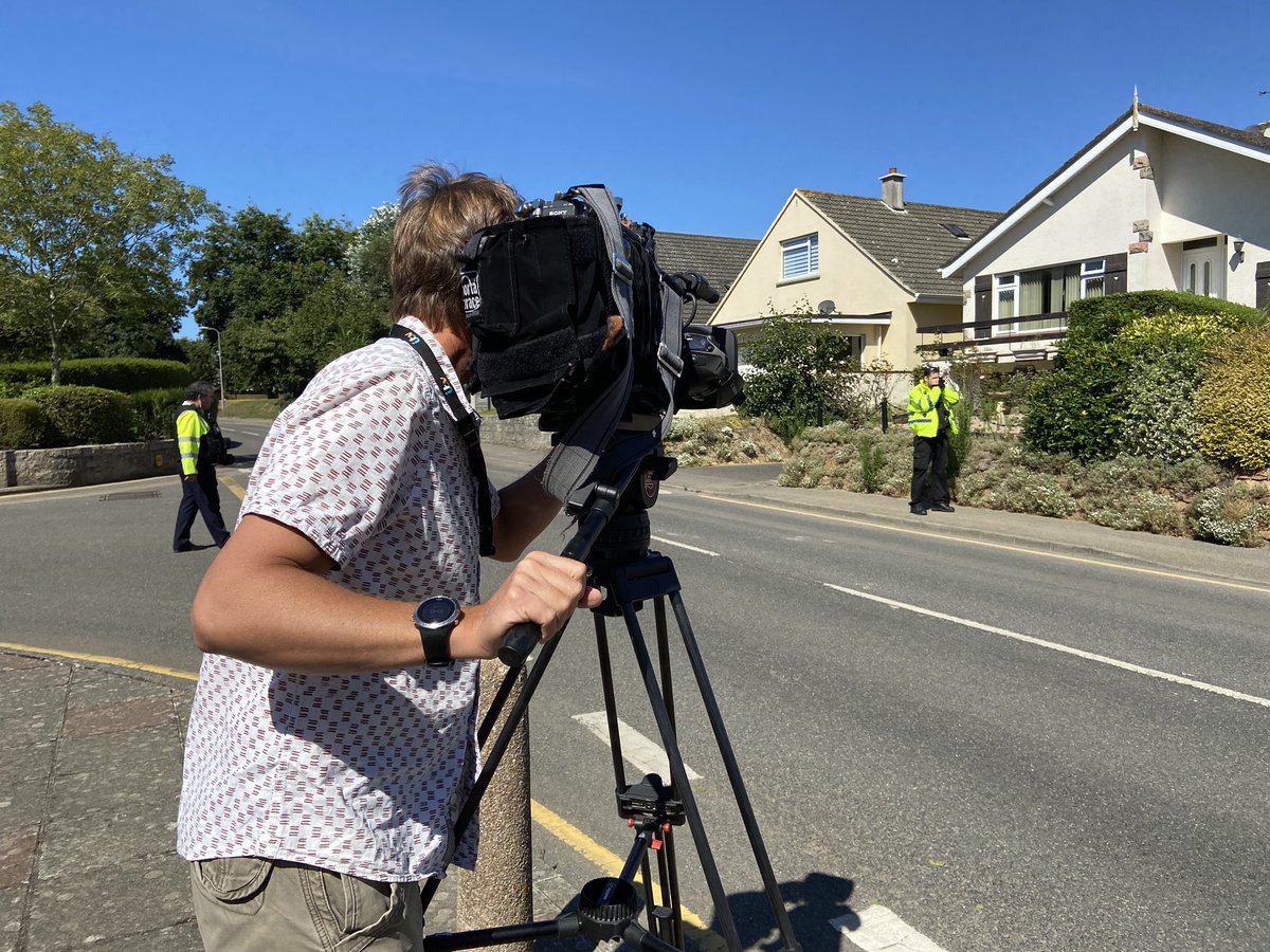 GaryBurgessCI's tweet photo. Out on patrol with the @StPeterHonPol today as part of my coverage of @JerseyPolice #OpCanvas. Cracking down on speeders, dangerous drivers, and unroadworthy vehicles. More on @ITVChannelTV later. https://t.co/VzfSrXiWvu