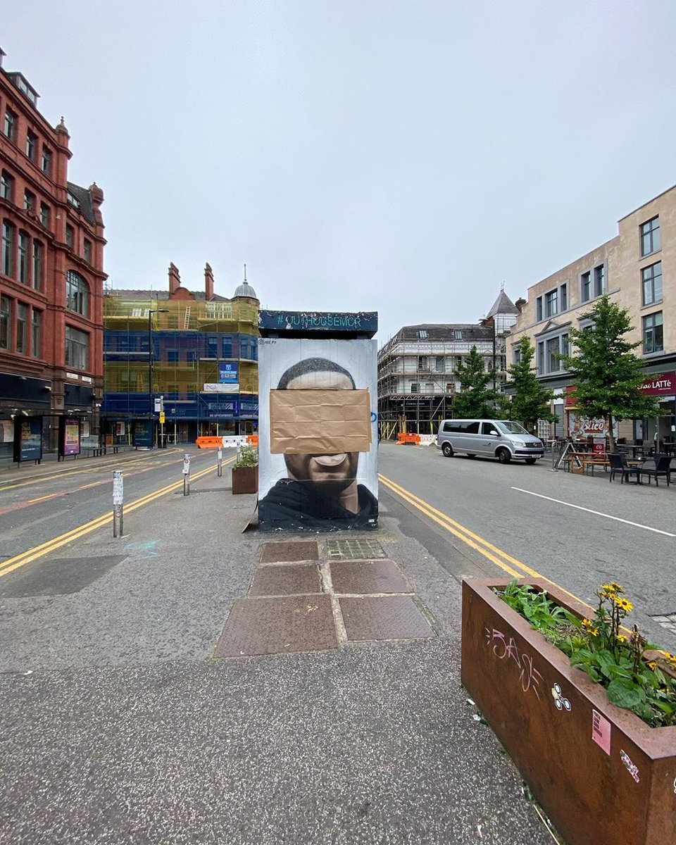 We're appalled to hear that the George Floyd memorial in Stevenson Square has been defaced. This is not what our city stands for. 

#NQManchester