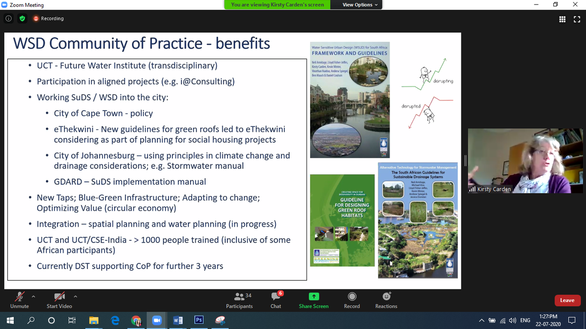 school_waterCSE's tweet photo. @kirsty_carden &amp; Dr Hildegard reviewed the existing #SouthAfrican  #lawsandpolicies and discussed the #opportunities for #practitioners to use these acts &amp; policies to implement #WSDP projects.

@CSEINDIA
 @FutureWaterUCT
 @WaterResearchSA https://t.co/np73sOqDOB