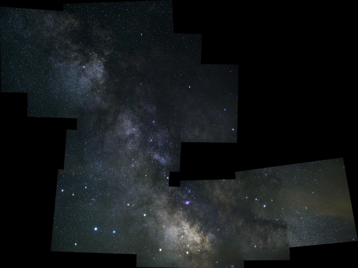 Once the comet was in the haze - I just started randomly wallpapering the other side of the sky looking at the Milky Way. Never tried this before.....definitely want to try again.