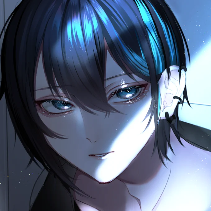 #灰画
黛くん。深夜や朝方の空気がよく似合う 