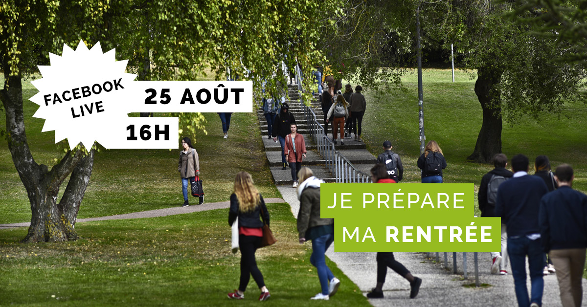 🙌 Je réussis ma #rentréeétudiante #UNICAEN

📅 RDV le 25 août à 16h pour le 2e Facebook live "Je prépare ma rentrée". 
— Au programme des incontournables d'août : découverte des campus, compte Izly, plateforme e-campus, consignes sanitaires.

👉 Infos sur rentree-etudiante.unicaen.fr
