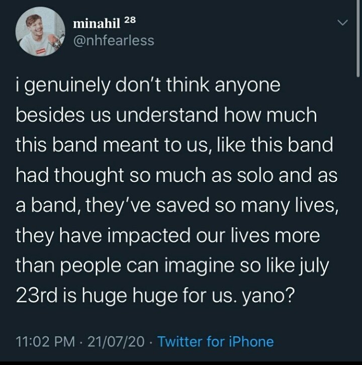 1DIsLovedByK's tweet photo. The Boys Have Done So Much For Us And We Can't Thank Them Enough. They Have Saved So Many Lives And They Don't Even Know How Much They Mean To Us❤I Am Proud To Say That I Have Been A Directioner For The Past 8 Years
#10YearsOfOneDirection #18MonthsMyAss
#ProudToBeADirectioner❤ https://t.co/WnAC44ynE1