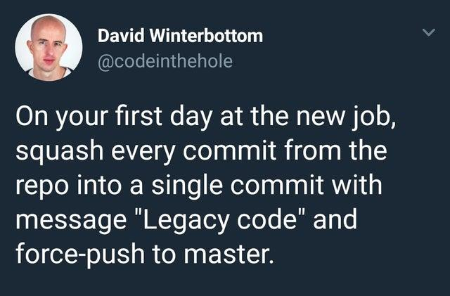 SwissDevJobs's tweet photo. Hah! 😁

#SoftwareEngineering #Programming #ProgrammerHumor https://t.co/SnBgEQGSbS