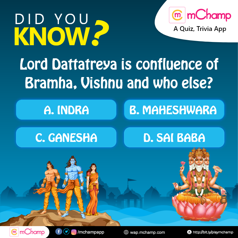 mChampApp's tweet photo. #ContestQuiz #mChamp
Play Ramayan & Mahabharat Contest to Start Answer here.
#Ramayan #Contest #Mahabharat #RamayanOnDDNational
#lockdown #COVID19 #StayHome https://t.co/e9ZMu2Capg