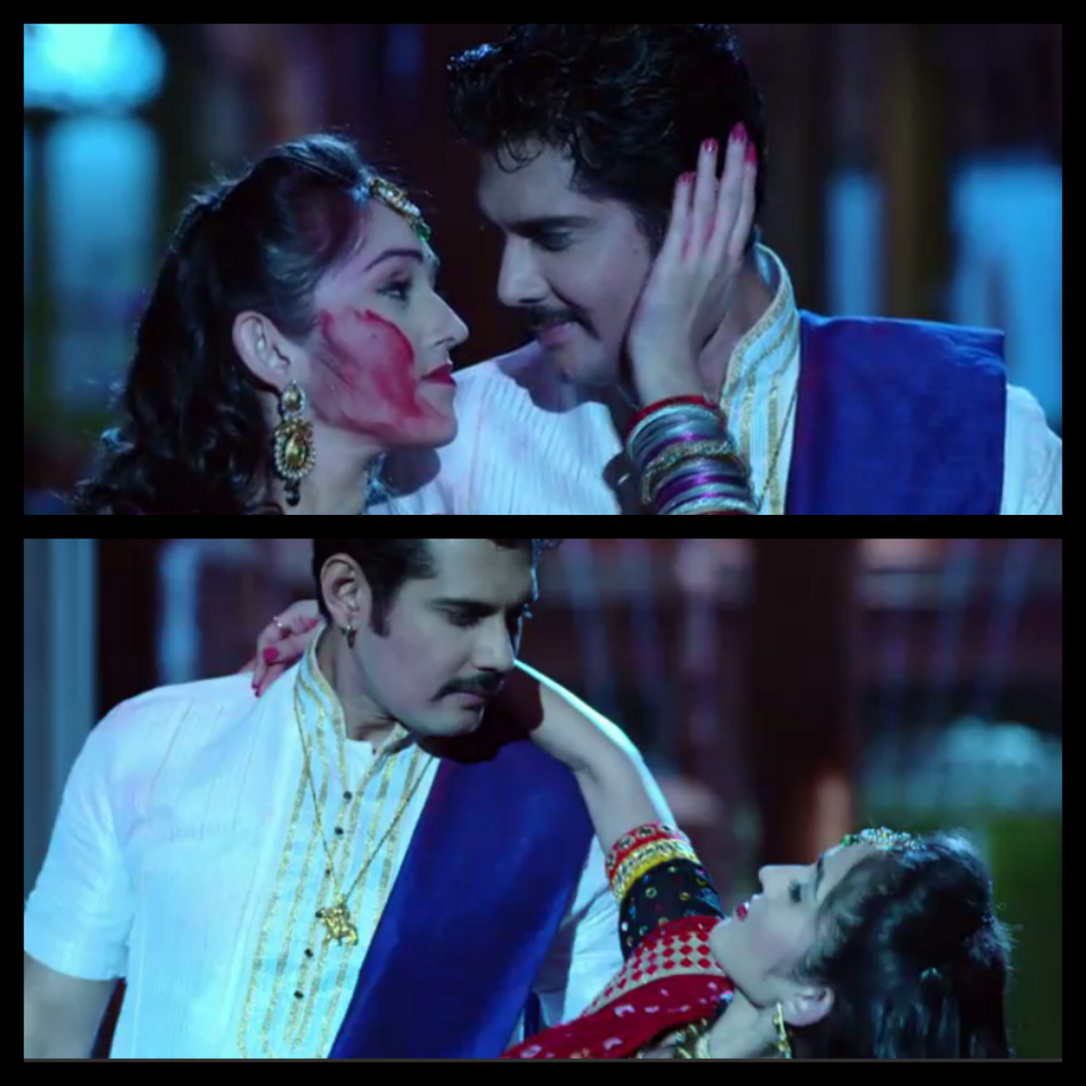 DheeraPak's tweet photo. My screen was on fire during 
Lahu Munh Lag Gaya ❤ @TheAmarUpadhyay and @2795_tani simply nailed the sequence

#Dheera #Tanam #AmarUpadhyay #TanyaSharma
@TheAmarUpadhyay @2795_tani @RstfOfficial @sharmarashmi20 https://t.co/e2fAOrd9a4