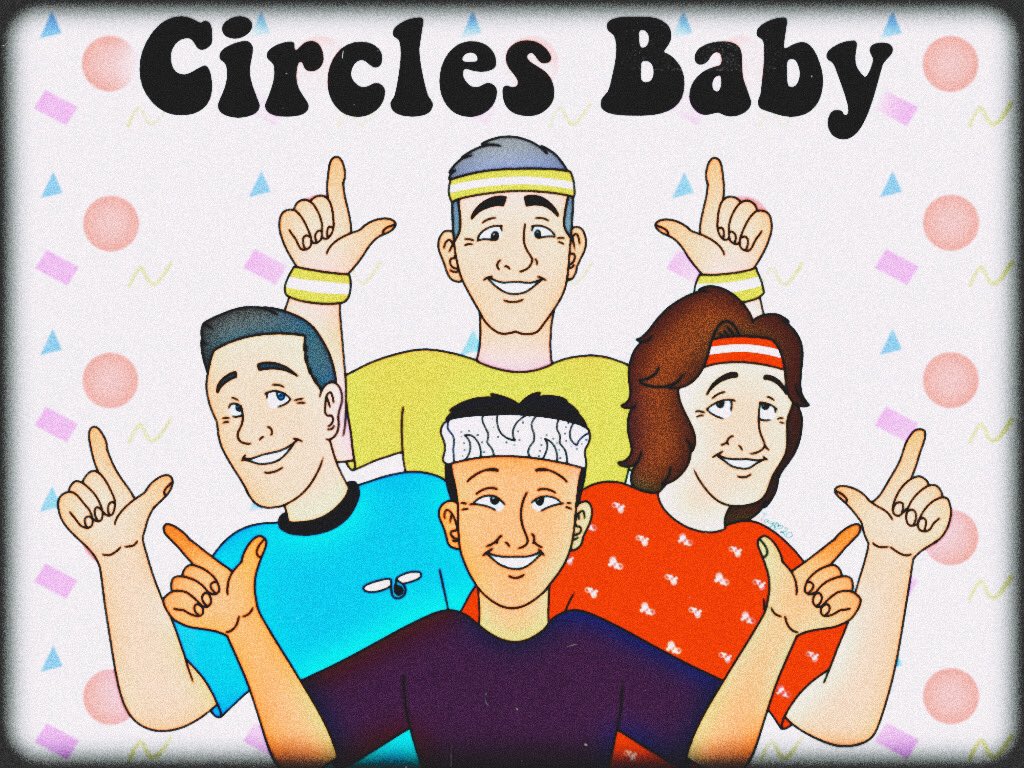 TaylorxxWolfie's tweet photo. I drew this in celebration of the Soulmovers’ new music video featuring the OG Wiggles! I couldn’t stop smiling while watching it! Swipe for the unfiltered version. #art #thewiggles #thesoulmovers @Anthony_Wiggle @GregPage_Yellow #murraycook #jefffatt #digitalart https://t.co/tByuwYwGXU