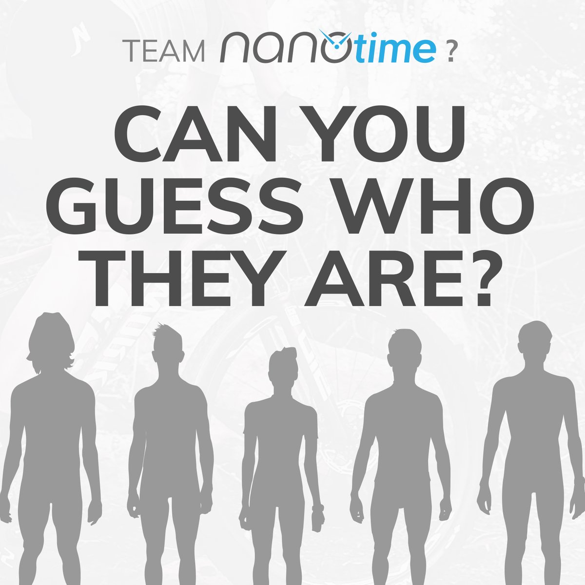 NT_Movement's tweet photo. Keep an eye on our page as we have very exciting things happening in the coming month.

Can you guess who they are???
Team NanoTime coming soon...

#nanotime #cyclingza #cyclingnews #startmoving #bigthingshavesmallbeginnings https://t.co/ZqkhDX3XCl