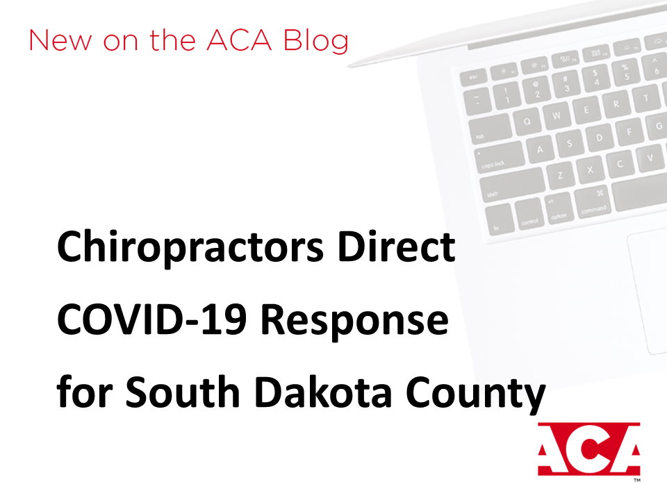 ACAtoday's tweet photo. The Carr family, which operates four chiropractic clinics in South Dakota, demonstrated just how essential chiropractors could be during the pandemic. https://t.co/GkFF8Lv2UM #ACABlogs https://t.co/UIqhZgJh8t
