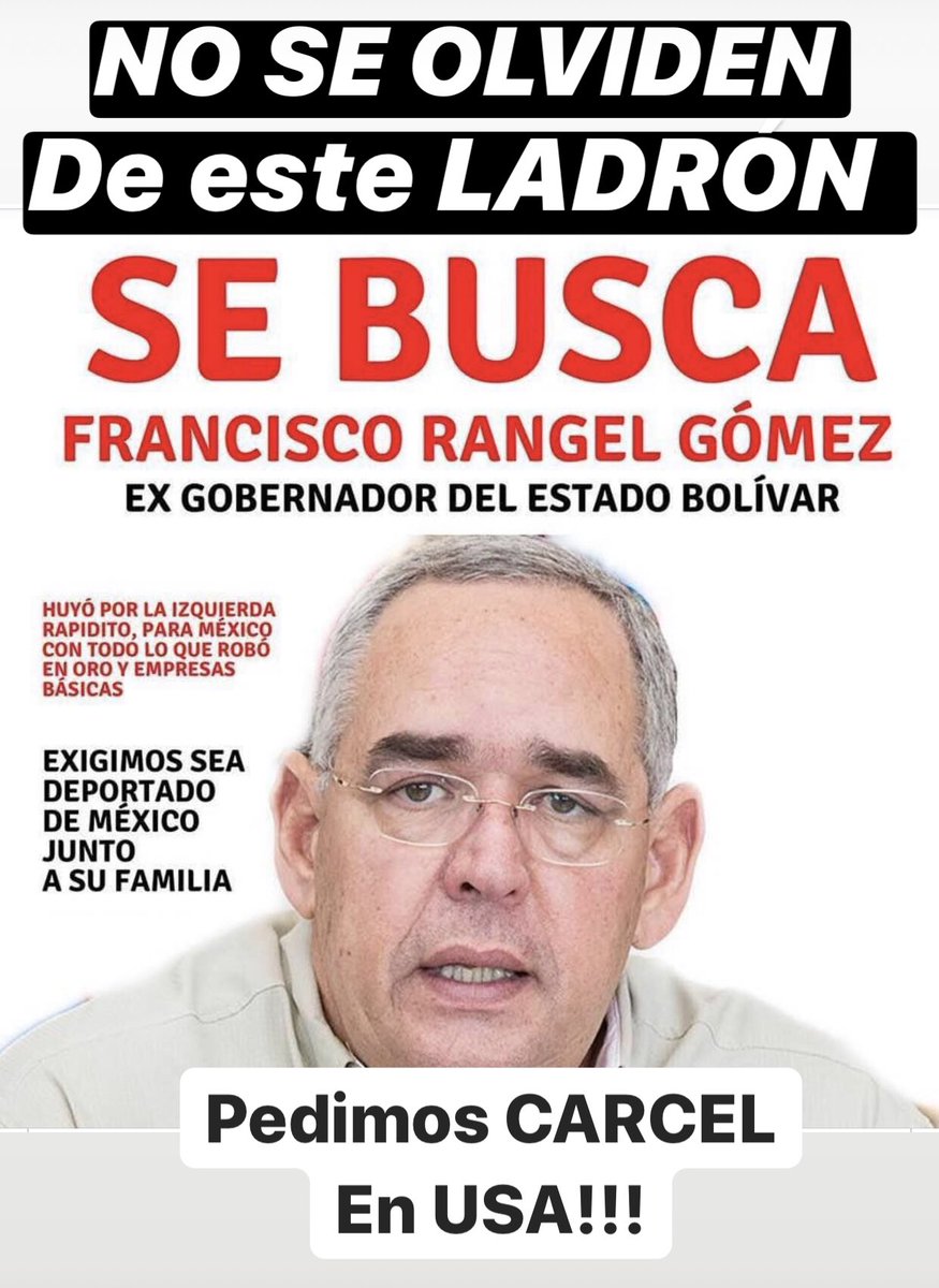 PeterMarketing2's tweet photo. Este Sujeto ROBO y DESTRUYO hasta la Saciedad en el Estado Bolivar. NO DEBE QUEDAR IMPUNE!!! Esta en Mexico DENUNCALO!!!! https://t.co/WPvVhIS0JK