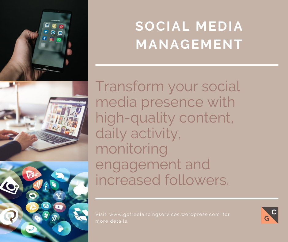 FreelancingGc's tweet photo. #SocialMediaManagement

Transform your social media presence with high-quality content, daily activity, monitoring engagement and increased followers. https://t.co/1HT5xmvBfL