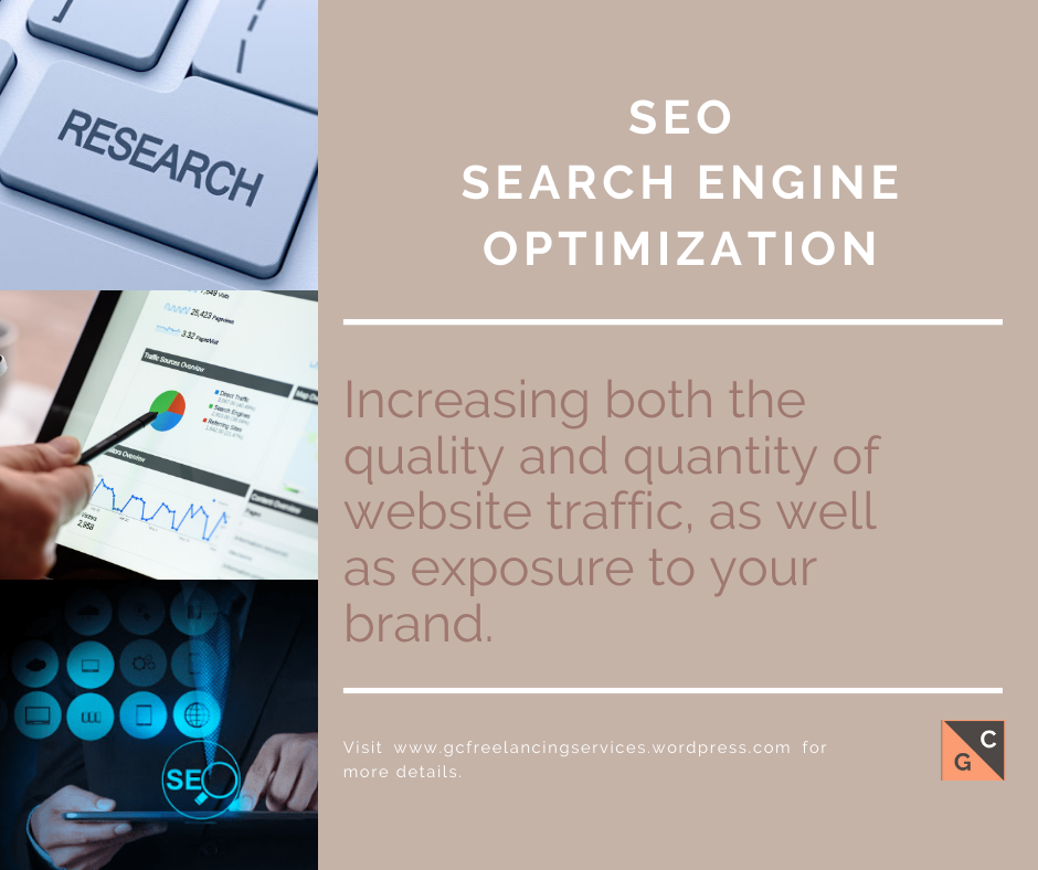 FreelancingGc's tweet photo. #SearchEngineOptimization 

Increasing both the quality and quantity of website traffic, as well as exposure to your brand. https://t.co/3K9ZcdMZVM