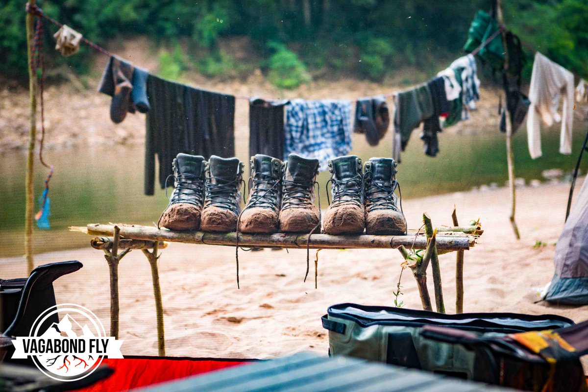 VagabondFly's tweet photo. The hardest working kit in your arsenal! 
What are your favourite boots?

Angling Frontiers #PurposefullyLost https://t.co/lDTyobnmo0