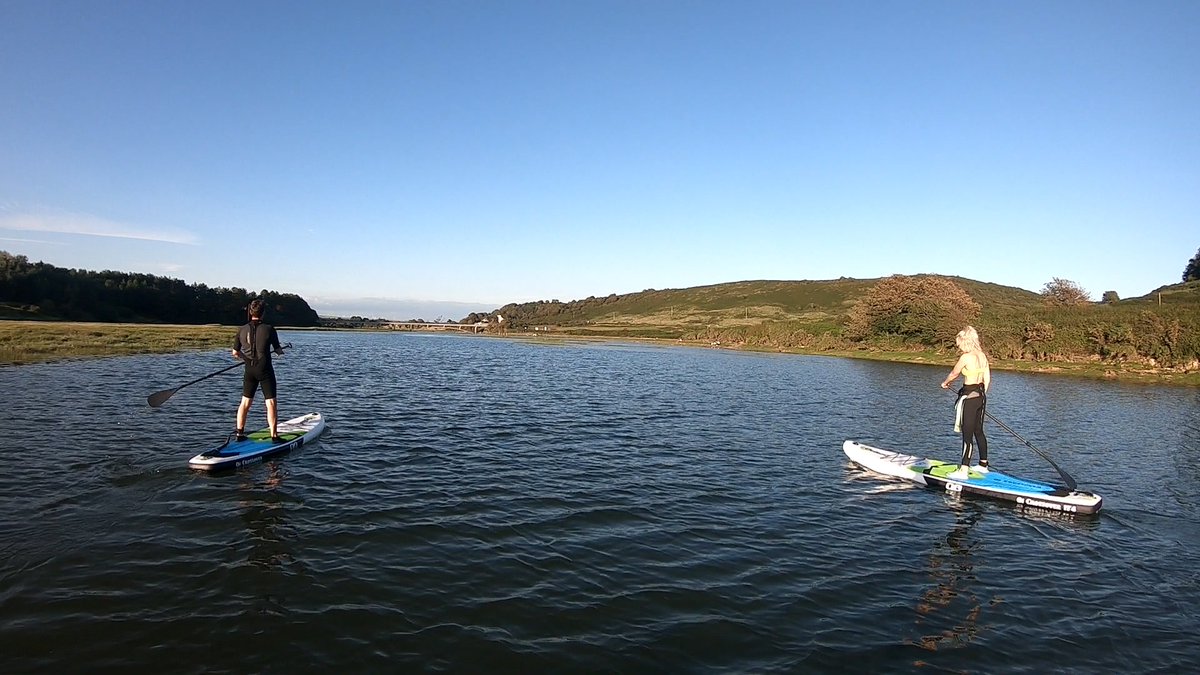 QurocSUP's tweet photo. We can't believe yesterday was our first after work team paddle of the year! Lockdown and an extremely busy few months has meant we haven't all been able to get out on the water together but what an evening! #quroc https://t.co/m3zKa5Wycz https://t.co/sqwJofroa0