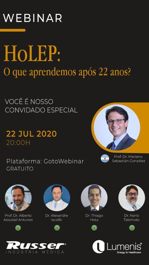@DocMeetings - Urology (@docmeetings) on Twitter photo HoLEP: O que aprendemos após 22 anos?
July 22, 20h GMT -3
Russer @LumenisU
<a href="/NarioTakimoto/">Nario Takimoto</a>
<a href="/thiago_hota/">Dr Thiago Hota</a>
Alexandre Iscaife
Alberto Antunes
<a href="/MSGONZALEZURO/">Mariano Sebastian Gonzalez</a>
Enucleação endoscópica?
Como evitar a incontinência transitória?,
docmeetings.com/events/632324e… HoLEP: O que aprendemos após 22 anos?
July 22, 20h GMT -3
Russer @LumenisU
<a href="/NarioTakimoto/">Nario Takimoto</a>
<a href="/thiago_hota/">Dr Thiago Hota</a>
Alexandre Iscaife
Alberto Antunes
<a href="/MSGONZALEZURO/">Mariano Sebastian Gonzalez</a>
Enucleação endoscópica?
Como evitar a incontinência transitória?,
docmeetings.com/events/632324e…