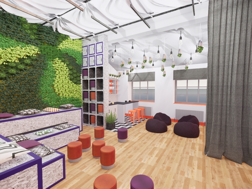 bowmanrileyarch's tweet photo. #WellnessWednesday presenting vibrant &amp; contemporary #interiordesign for #mentalhealth #charity @TheCellarTrust on a #probono basis. The multi-functional space was designed to enhance #wellbeing. #interiordesigner #interiordesign #biophilicdesign https://t.co/oEGeFecI2U https://t.co/31Fnz4BtGs