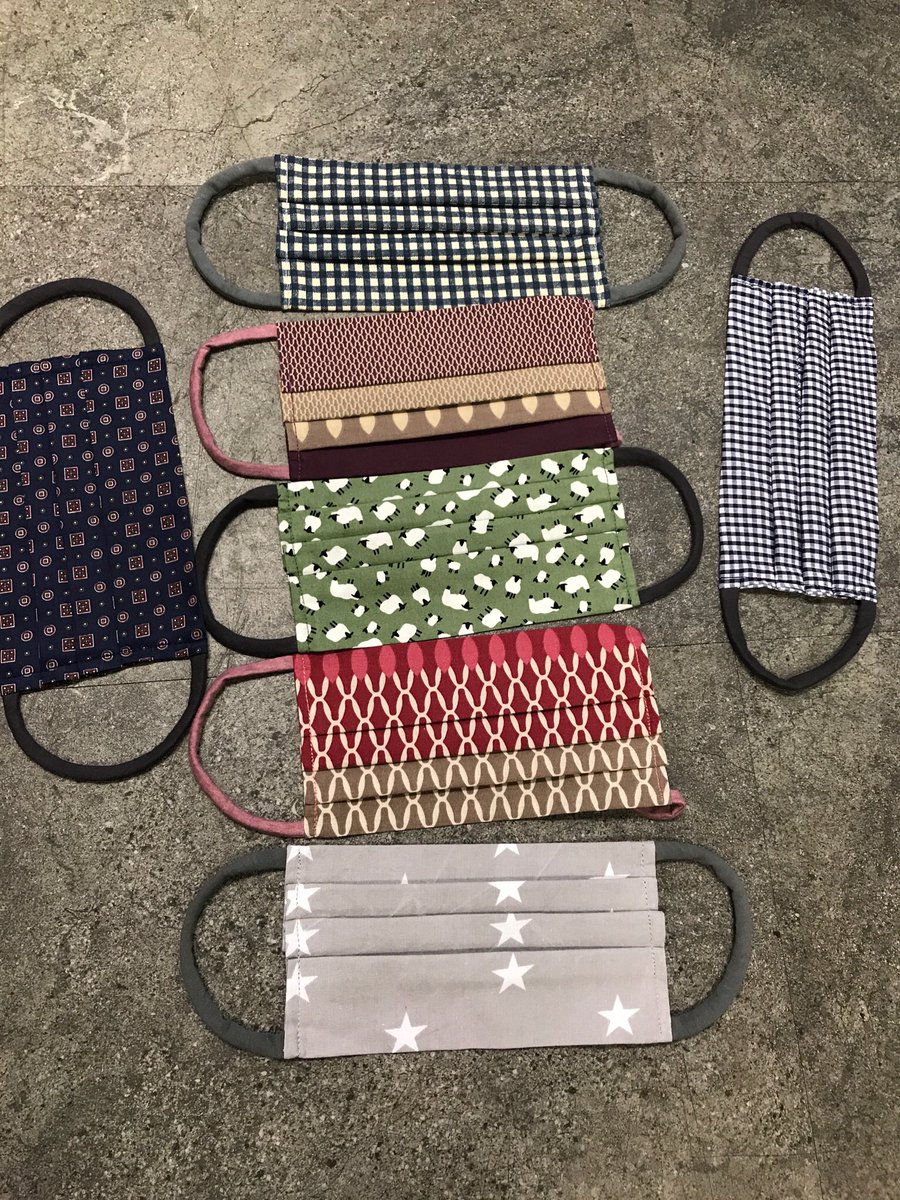 KIbooksandmusic's tweet photo. New batch face masks just in: handmade, three-ply and washable - £6.50 each or 2 for £12 #indiesheffield #sheffieldindependent #sheffieldissuperinsta #thisisnotoppression #kelhamislandlife #shopsafe https://t.co/PLZSGfmjSm