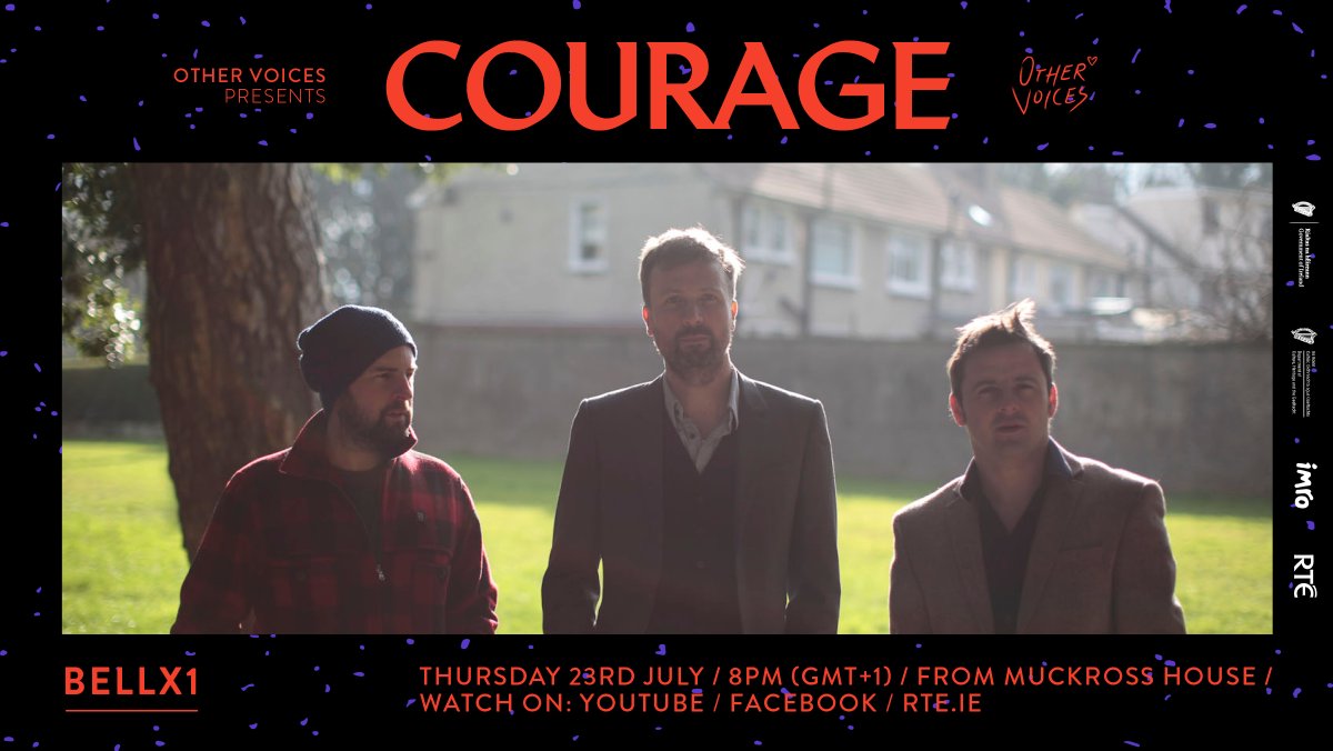 People of the World!
As part of the <a href="/OtherVoicesLive/">Other Voices</a> Courage series, we will be livestreaming TOMORROW night from posh gaff Muckross House with those Dowry strings...
Thursday July 23rd at 8pm Irish time, on the Youtube, Facebook and RTE.ie