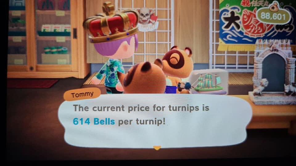 moonchasingstar's tweet photo. Turnip price today. 🙂

Entry fee 99k bells and 2nmts🙂

No wetsuits please. 🙂 PM for Dodo Code. Ty!

Phoenix Island - Current: 12:27PM

#turnipsprices #today #AnimalCrossingNewHorizions
#turnips #turnipexchange #acnh  #ACNHturnips #acnhph https://t.co/itCxKJPJDE