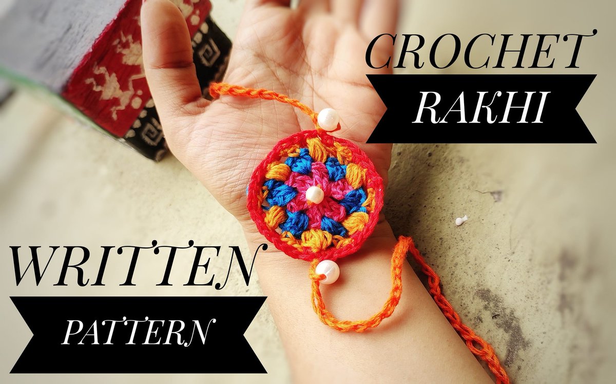 HookedLoops's tweet photo. Youtube tutorial-https://t.co/RnnPJUSZQk
Written pattern- https://t.co/TGgyAo3YcQ
#crochetrakhi #crochetrakhis
#crochet  #crochetaddict #crochetlove #crocheting #crocheted #crochetlover #crochetstitches #crocheter #crocheteveryday #crochetinspiration #crochetpattern https://t.co/z1Y3jcNH81