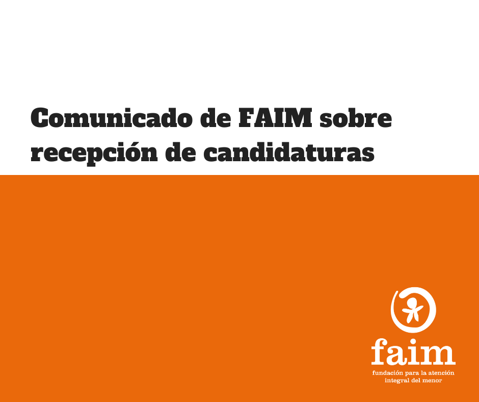 FAIMzgz's tweet photo. Ante la cantidad de candidaturas recibidas en nuestras oficinas por una oferta de empleo publicada por fuentes ajenas a FAIM, comunicamos que:

- La Fundación para la Atención Integral del Menor – FAIM- no ha publicado NINGUNA oferta de empleo (sigue hilo) https://t.co/f9lyRmqJpJ