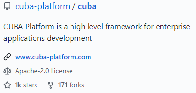 JmixPlatform's tweet photo. #CUBAPlatform repo at @github has reached 1000 stars! https://t.co/vMW8BCDUHD
Thanks for everyone who starred us! https://t.co/ozAyqfUcki