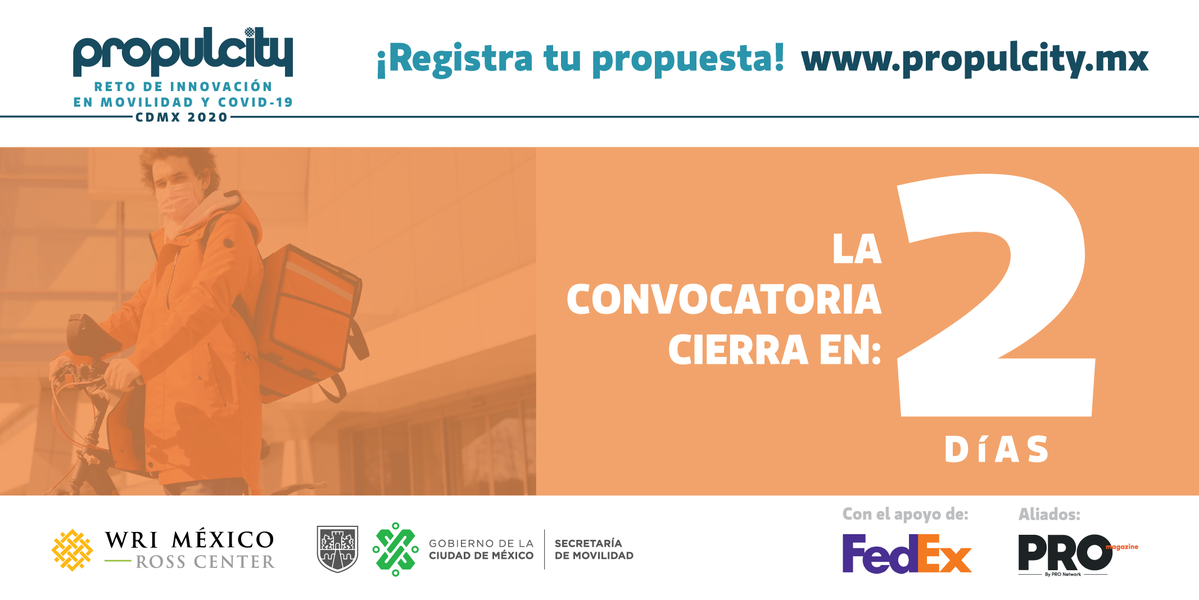 #RetoMovilidadyCovidCDMXsta es la oportunidad de ser parte de un proceso participativo para la toma de decisiones, podrás colaborar con <a href="/LaSEMOVI/">Secretaría de Movilidad CDMX</a> para implementar soluciones en movilidad para la #CDMX.
Tienes 2 días para registrar tu propuesta.
Registro👉bit.ly/2YHw4Nx