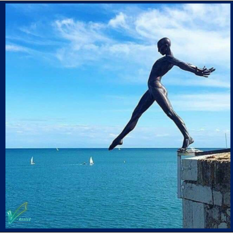 v_assist_sa's tweet photo. For me, this sculpture by Nicolas Lavarenne is about Taking a Leap of Faith.  Trust that you will land on your feet.
WHAT DOES IT REPRESENT TO YOU?
This sculpture is found in Mougins village, France
https://t.co/1vQ9q0tVgR
#VAssist #entrepreneur #virtualassistant #wednesdaywisdom https://t.co/LVFDX9p2tI