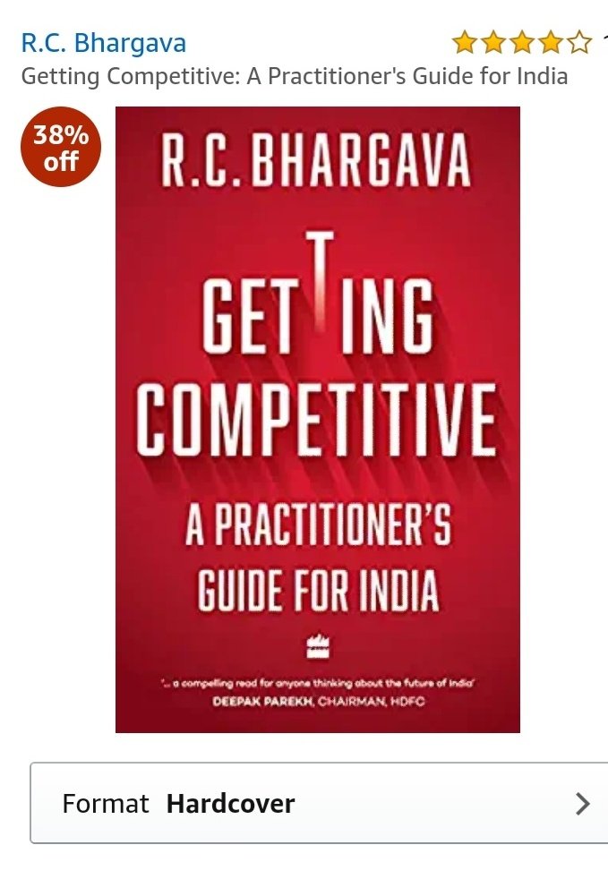 krishnDG's tweet image. In the @bsindia, #AKBhattacharya on the many lessons that can be drawn from #GettingCompetitive by #RCBhargava @HCIBusiness @HarperCollinsIN