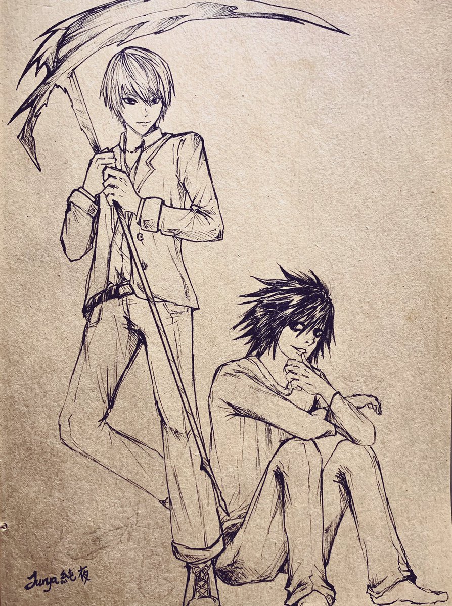 Junya 純夜 デスノート夜神月とエル Sketched And Drew This Today 死亡笔记 Deathnote Art Light And L エル L デスノート Deathnote Yagamilight Lightyagami 夜神月 Fanart 死亡笔记 T Co Nkrlszcu70 Junya 純夜 デスノート夜神月とエル Sketched And Drew This Today 死亡笔记 Deathnote Art Light And L エル L デスノート Deathnote Yagamilight Lightyagami 夜神月 Fanart 死亡笔记 T Co Nkrlszcu70