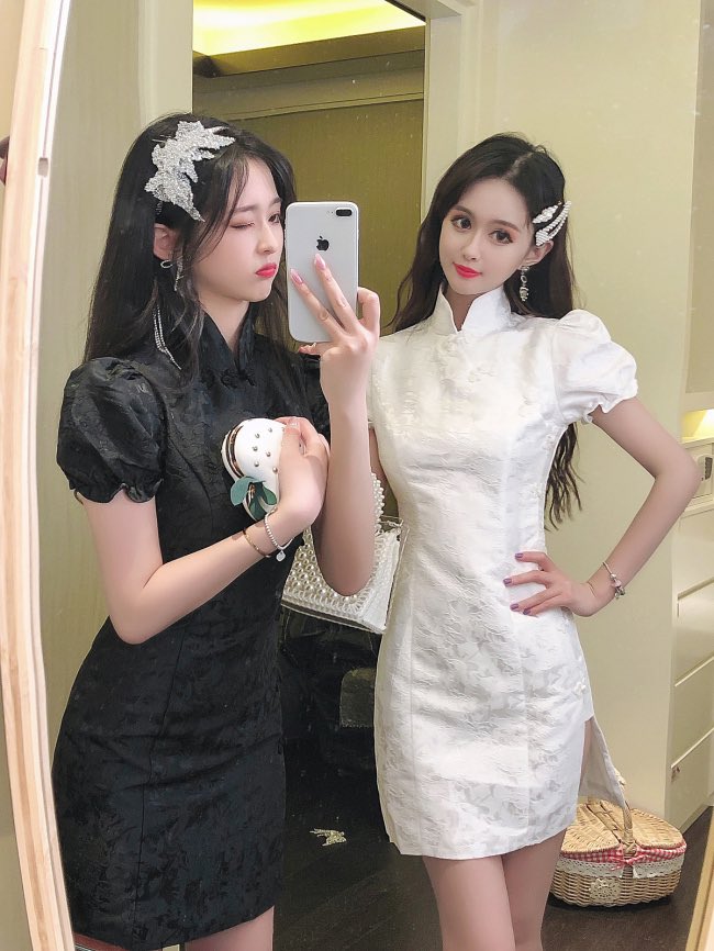 💛NEW ITEM💛 モノクロリンクコーデが可愛い❤︎ 私服系チャイナドレス