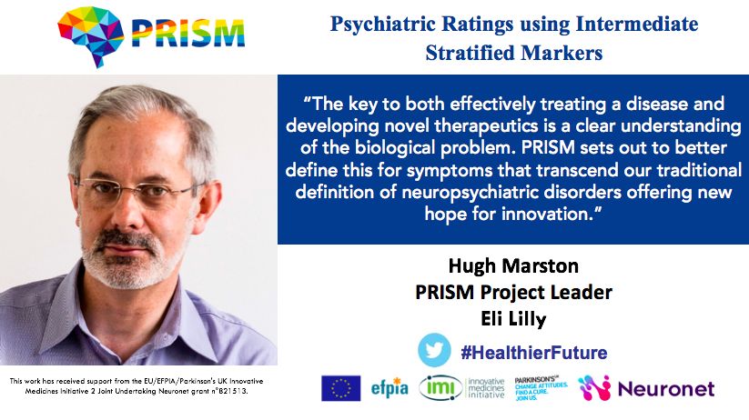IMI2_NEURONET's tweet photo. There is no simple way to find new treatments for diseases we don’t fully grasp. The #IMI2PRISM project aims to help us better understand and classify neuropsychiatric diseases. 

Find out more: https://t.co/ncqH7GpFh2 #WorldBrainDay https://t.co/AVk5EBm6qa