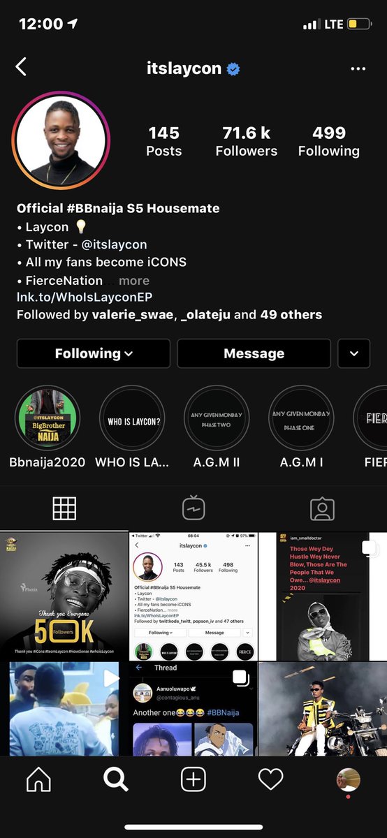 BBNaijaUpdates3's tweet photo. This kind Grace Na Wetin we All man Dey pray for after all the whole bad mouth wey una use on Sunday...Wetin Baba God no fit do
All #TeamLaycon Fans I hail O
Man like LaycontheAristotle
#BBNaijaLockdown #bbnaija #teamlaycon https://t.co/FFhgRywuKR
