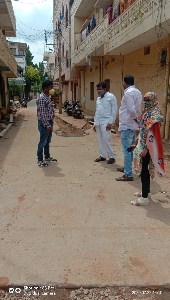 AE_Gachibowli (@ae_gachibowli) on Twitter photo sir/madam Restoration of CC road work under progress at Balaiah Dairy , ferozguda and inspection by Corporator sir ward no 120 Balanagar kukatpally circle 24 <a href="/DC_Kukatpally/">Dy. Commissioner Kukatpally</a> @zckukatpally <a href="/SEKPZGHMC/">Supdt Engineer Kukatpally Zone</a> <a href="/KandooriA/">Kandoori Narender Acharya</a> sir/madam Restoration of CC road work under progress at Balaiah Dairy , ferozguda and inspection by Corporator sir ward no 120 Balanagar kukatpally circle 24 <a href="/DC_Kukatpally/">Dy. Commissioner Kukatpally</a> @zckukatpally <a href="/SEKPZGHMC/">Supdt Engineer Kukatpally Zone</a> <a href="/KandooriA/">Kandoori Narender Acharya</a>