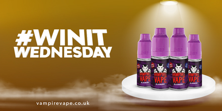 VampireVape's tweet photo. It's that time of the week again! Yep, it's our #WinItWednesday competition. For your chance to win 4 x 10ml bottle of your choice. Simply:

1.Follow 
@VampireVape

2.Tell us your favourite e-liquid flavour
3.@ a friend &amp; RT

+18 to enter
Winner announced on Friday
Good Luck https://t.co/nxYQhkvTDP