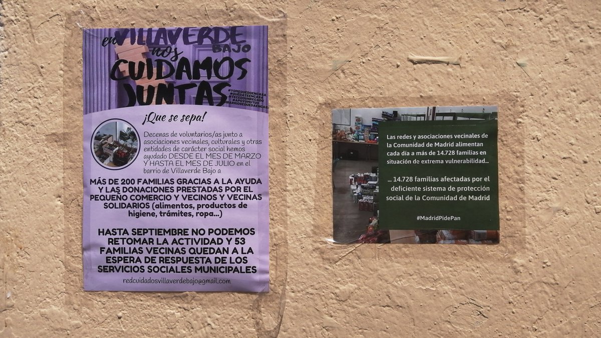 LaUnidadEste's tweet photo. ➡️ Seguimos informando de la existencia de la #RedDeCuidadosVillaverdeBajo porque en Septiembre retomaremos la actividad
✅ Porque aquí hay un #BarrioDigno con #SolidaridadVecinal dispuesto a cuidarse colectivamente https://t.co/ao4lkhTOVr