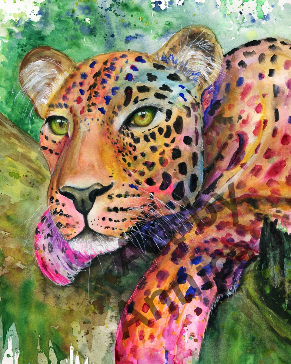 annica37's tweet photo. leopard watercolor art print #etsy shop: #Leopard #artprint, #leopardwatercolor #wallart #abstractwatercolor #leopardpainting, #leopardwallart #vibrantwatercolor https://t.co/9ncCA0opOv https://t.co/8DpvWn5K1d