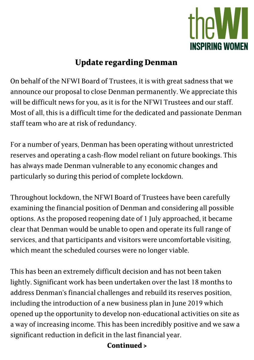 Women's Institute tweet media