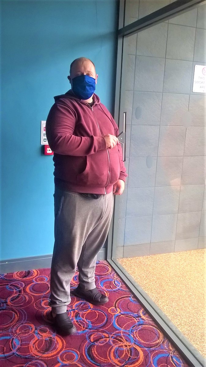 trianglePTE's tweet image. Sean is back at work @jetcentreni in Coleraine, making sure it is clean for the reopening 👍and ready to welcome back the public 😀 #clapforkeyworkers #SupportedEmployment