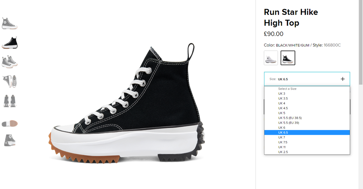 black converse high tops jd