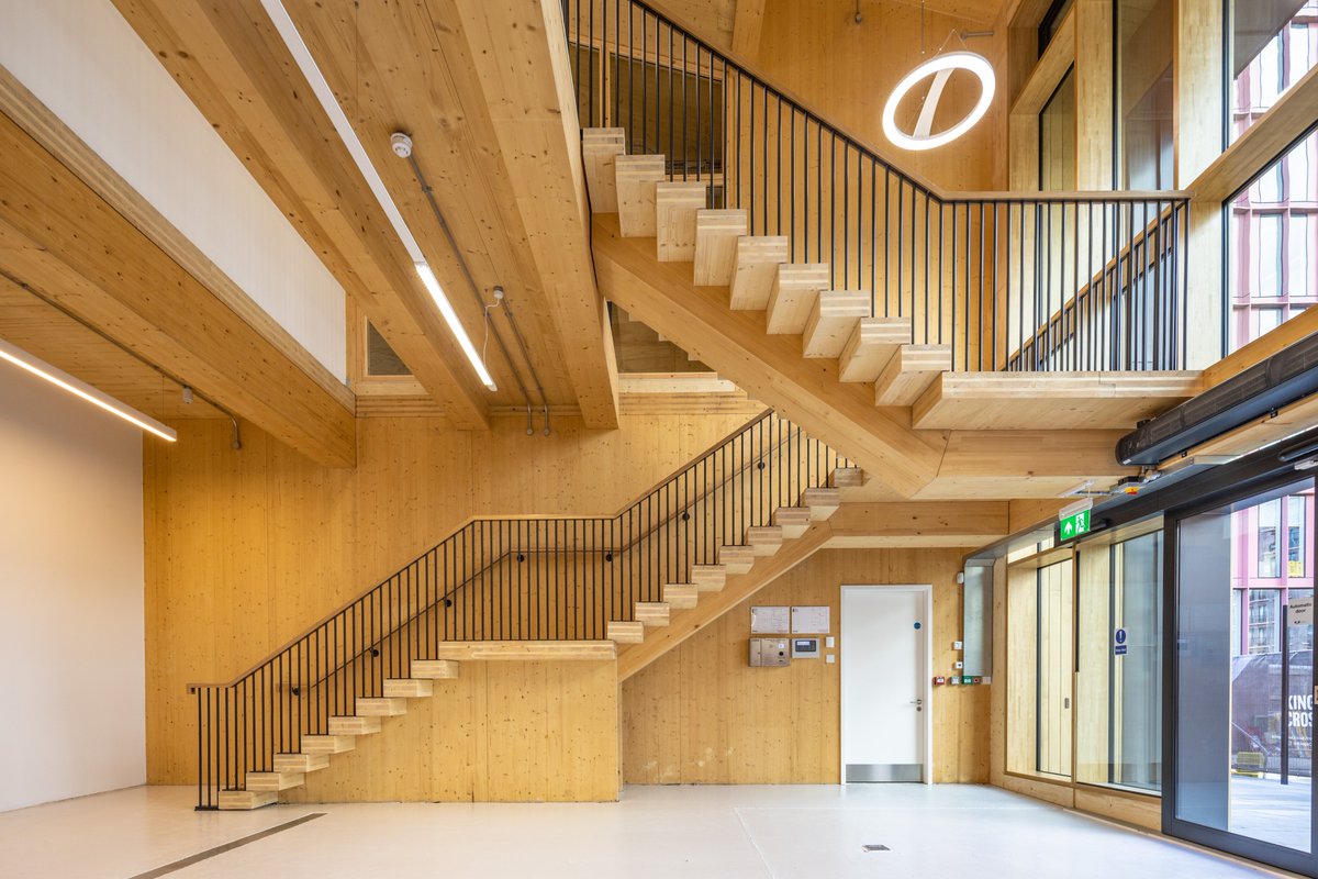 StrideTreglown's tweet photo. Great to be shortlisted for @ExploreOffsite Best Use of Timber Technology! King's Cross Q2 is a striking two storey CLT and glulam framed development located in central #London for developer @ArgentLLP 🤞 https://t.co/SoZztiokHT