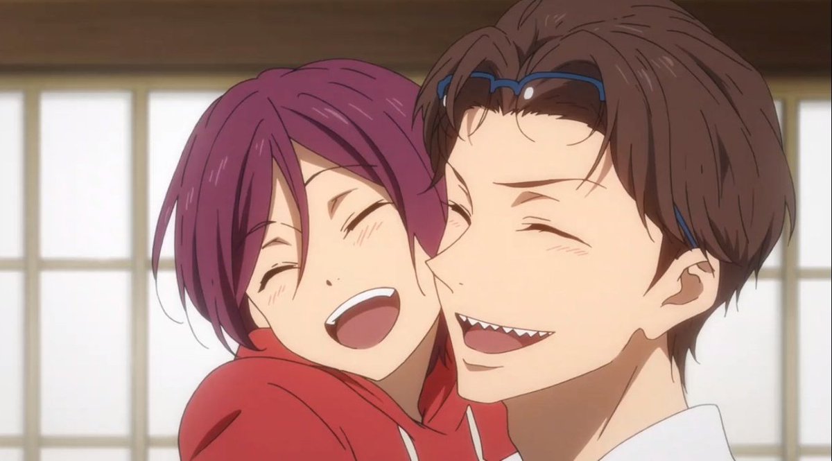 thread of matsuoka sibling but as you scroll down they grow older together with their dad