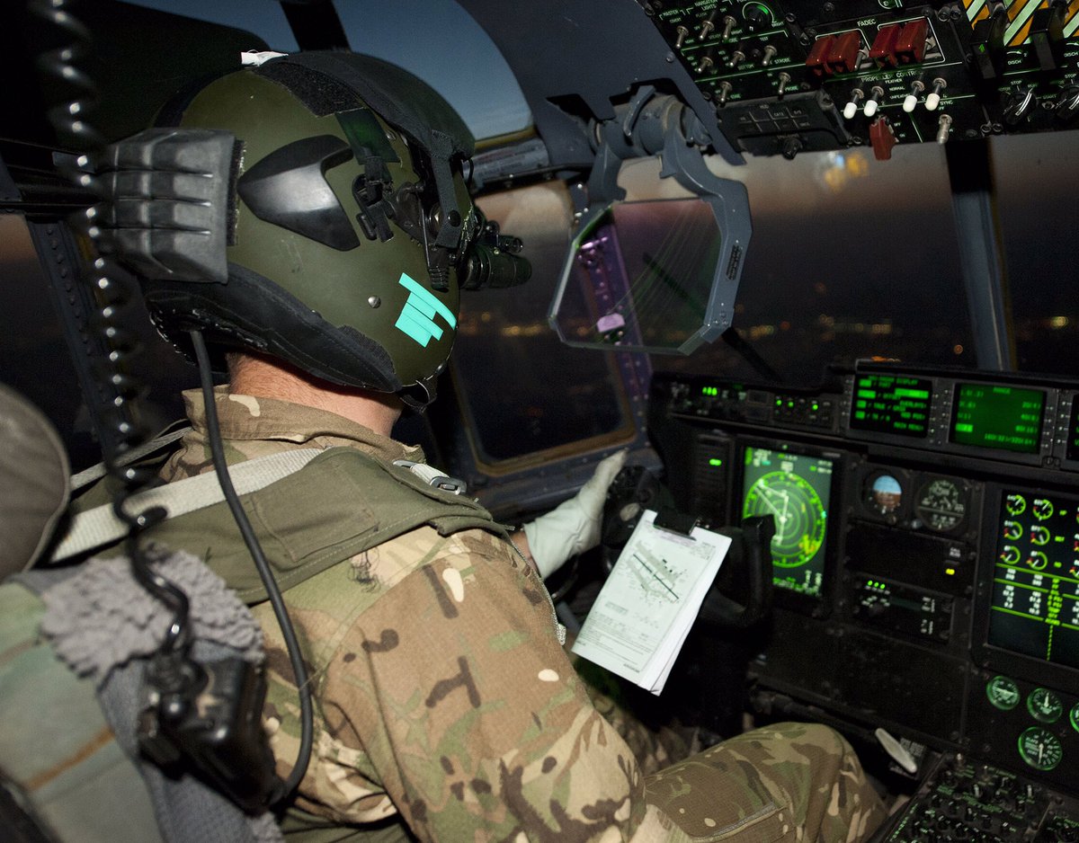 The a/c is flexible, with the ability to airdrop a variety of stores/paratroopers, and operate from natural landing zones.The a/c performs the same roles at night using night-vision goggles, while station keeping equipment enables it to remain in formation during poor weather.