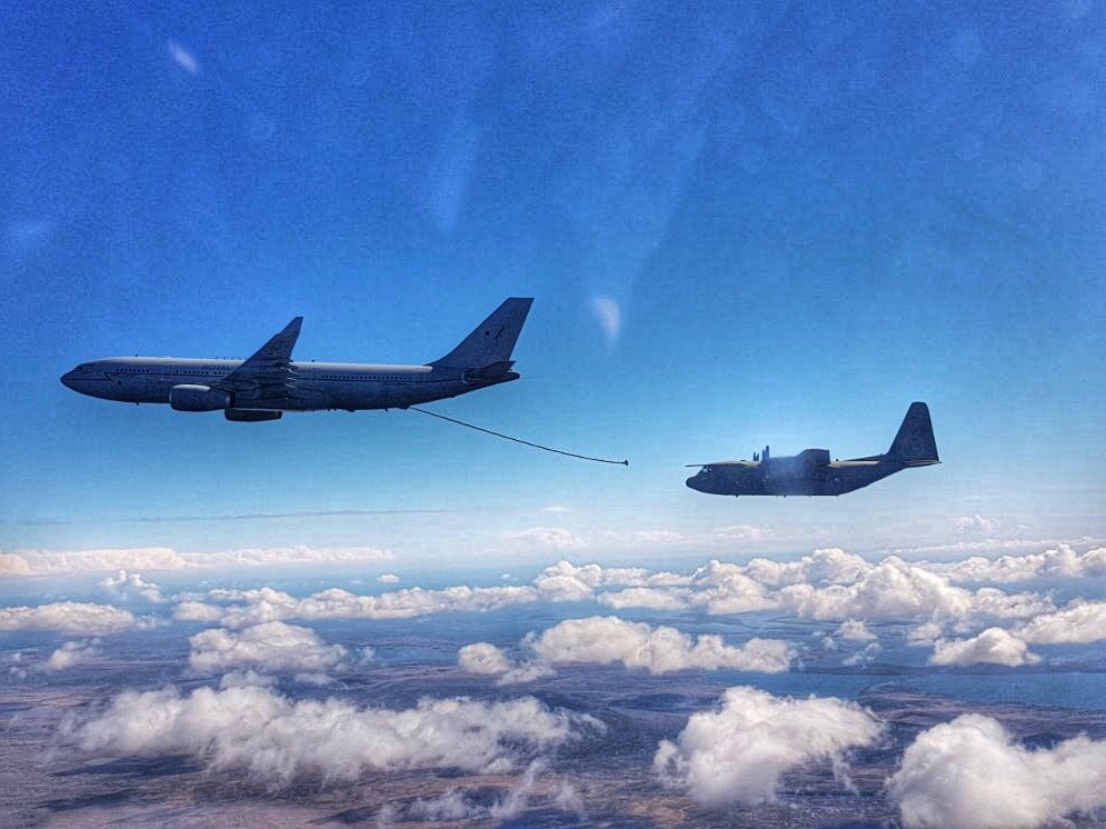 Long-range capabilities are enhanced with air-to-air refuelling, while the Air Survival Rescue Apparatus may be mounted in the cabin for search and rescue missions, enabling the Hercules to airdrop life rafts and emergency supplies.