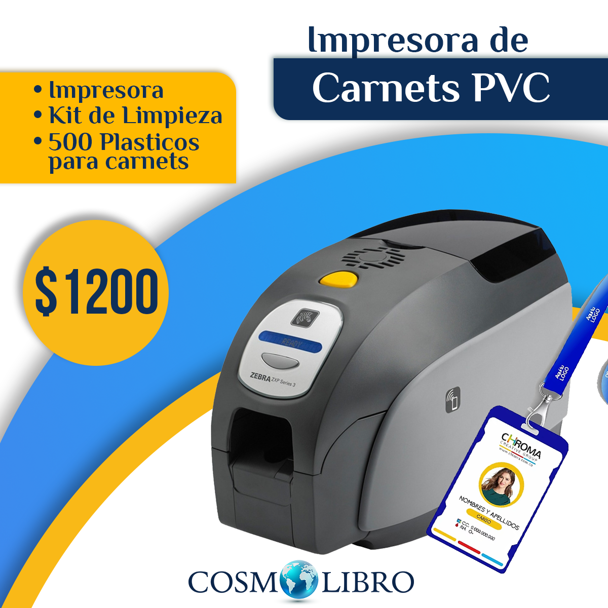 Cosmolibro's tweet photo. Maquina carnetizadora PVC
Con kit de limpieza, impresión y 500 plásticos para carnets.
Contáctenos: https://t.co/DmJAxvdyhp
Visítenos en el CC La Galería, Valencia.
#Cosmolibro #Oficina  #MaquinaCarnetizadora #25Jul #Venezuela #Valencia #Carabobo #ValenciaCarabobo https://t.co/KfKj5aR1S9
