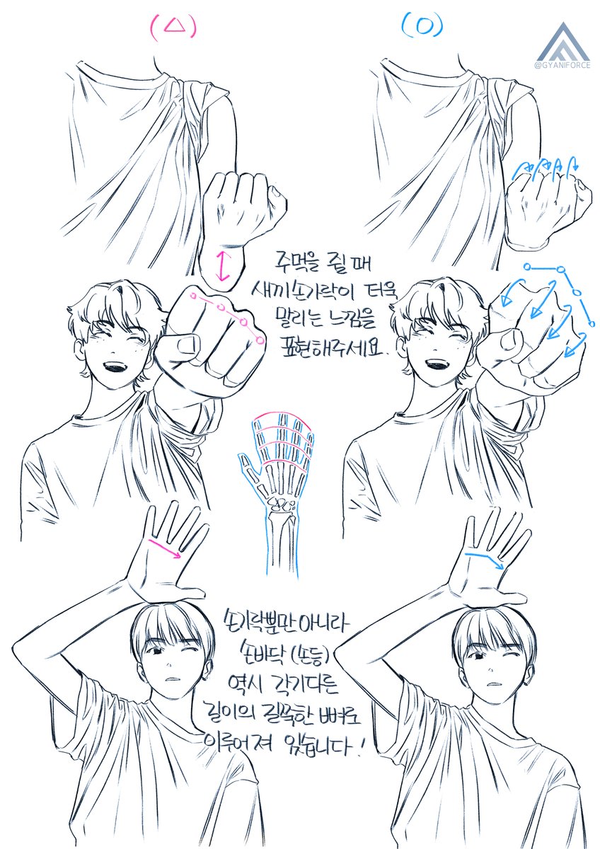 GY_ANIFORCE's tweet photo. [손 그리기 TIP]

오늘은✨손을 그릴 때 실수할 수 있는 부분✨에 대한 강좌를 들고왔습니다. 이 전에도 손 그리기 강좌를 올렸으니 한 번씩 보고 가시면 좋을 것 같아요! 그럼 민첩한 하루 되세요 :) https://t.co/HleRvzZc79