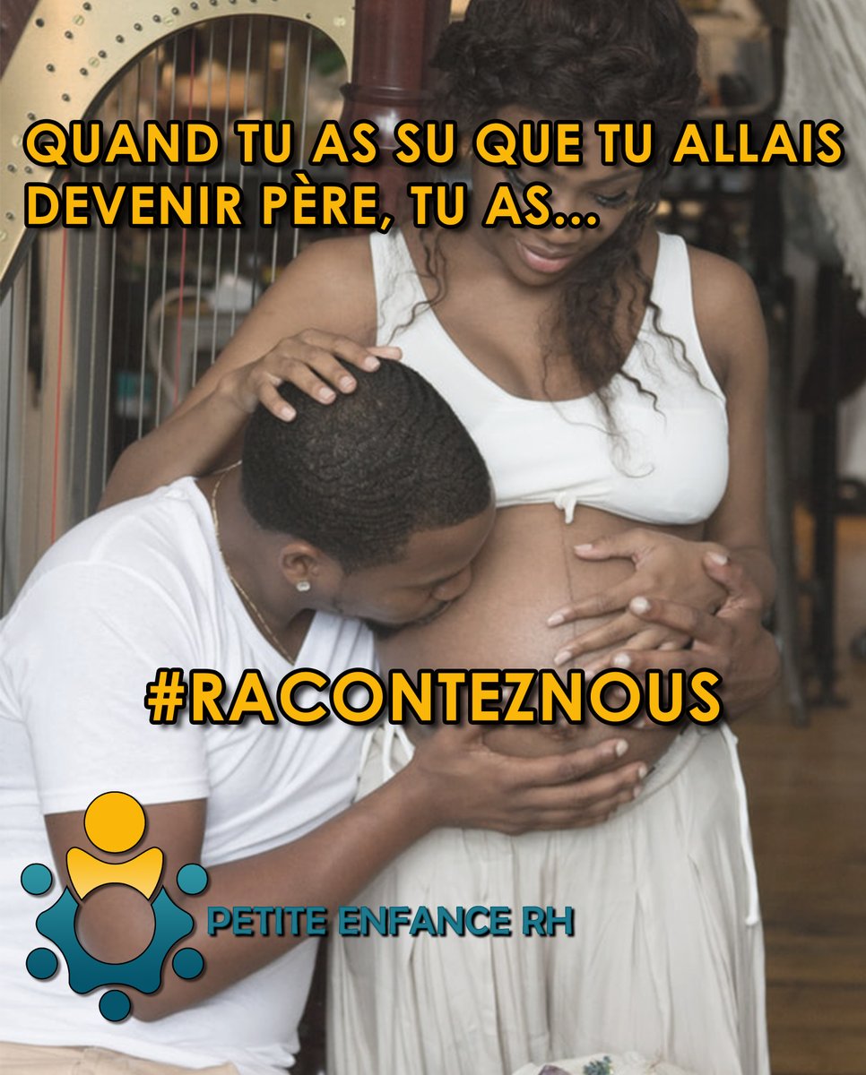 Et pour terminer cette belle série d’échanges :

#raconteznous comment votre moitié a réagi lorsqu’il a su qu’il deviendrait papa ? 😊